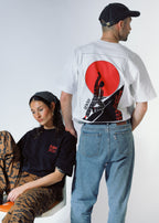 T-shirt Bennie Faded Zwart