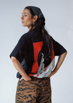 T-shirt Bennie Faded Zwart