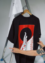 T-shirt Bennie Faded Zwart